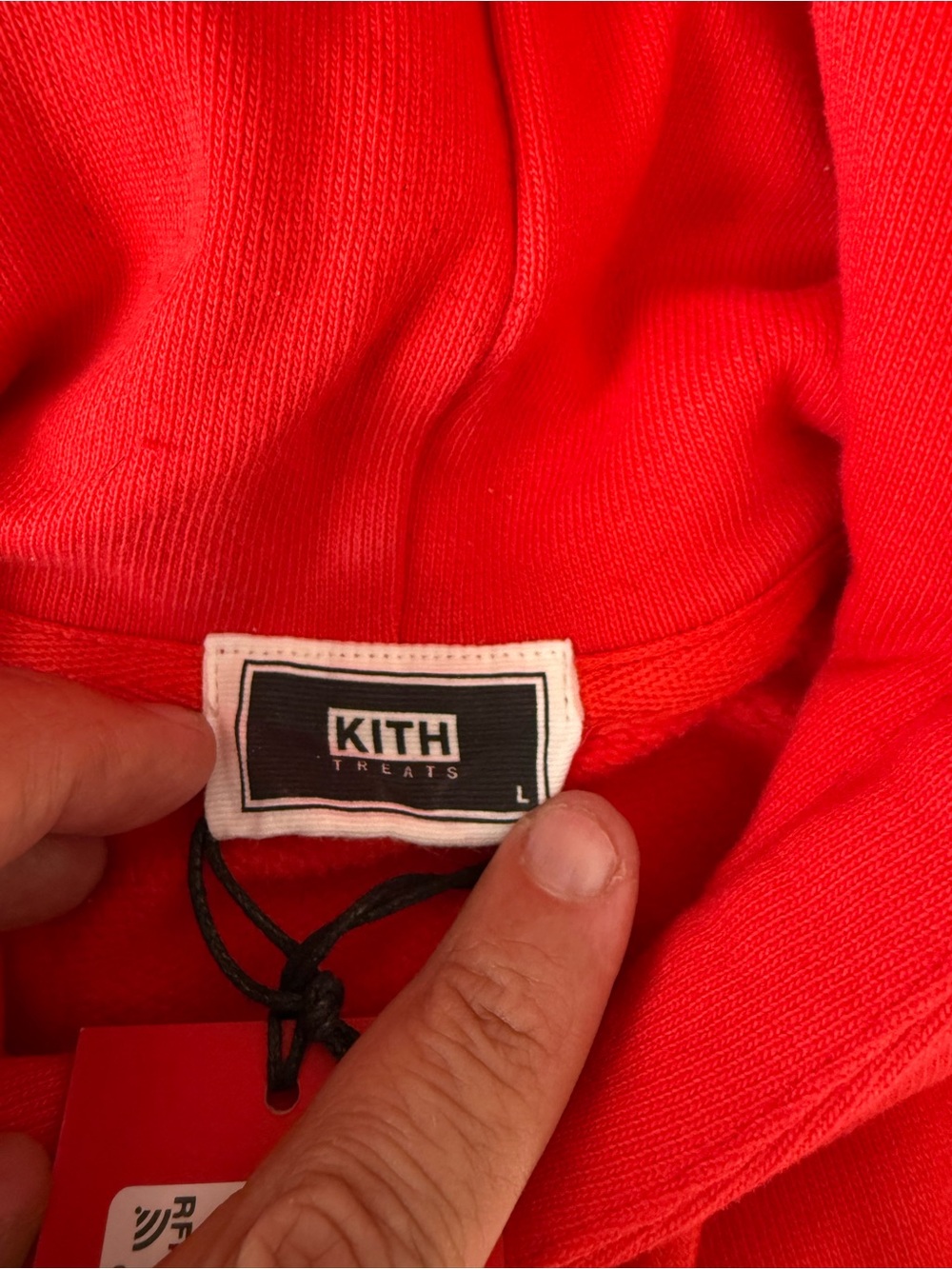 Kith Treats Plum Blossom Williams III Fleece Hoodie Fury Red - Picture 3 of 9